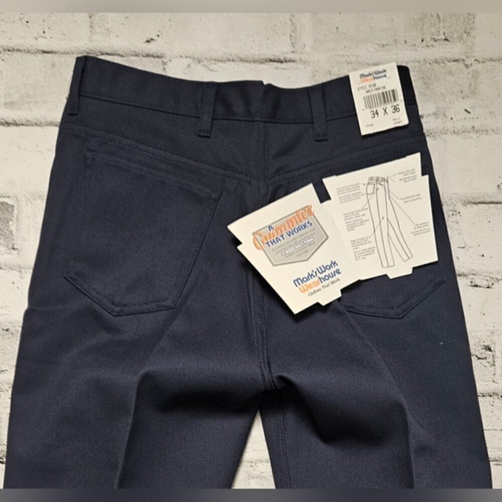 Vintage 90's Mark's Work Wearhouse Twill Work Pants NWT - Picture 7 of 14